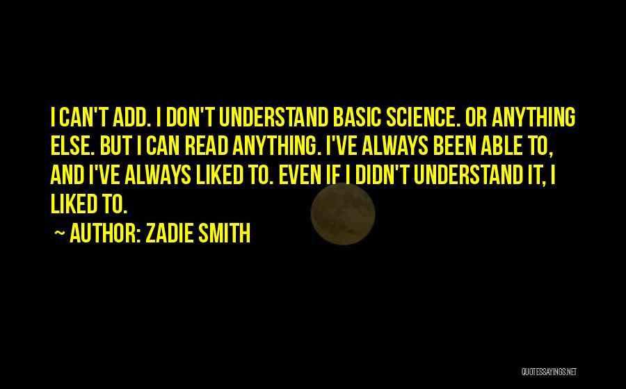 Tiefenmesser Quotes By Zadie Smith