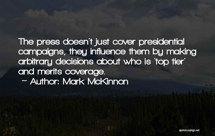 Tier Quotes By Mark McKinnon