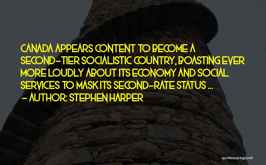 Tier Quotes By Stephen Harper