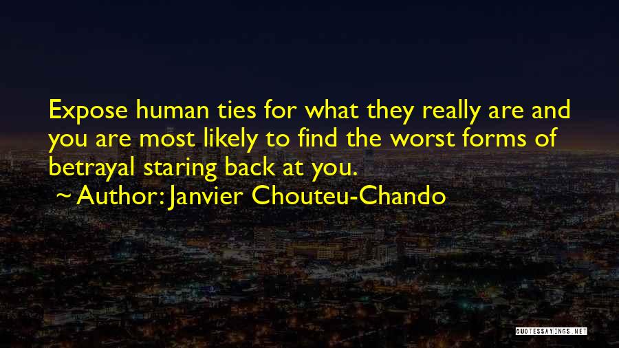 Ties Of Love Quotes By Janvier Chouteu-Chando