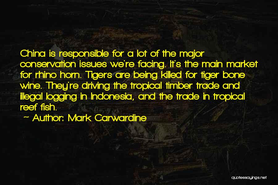 Tiger Conservation Quotes By Mark Carwardine
