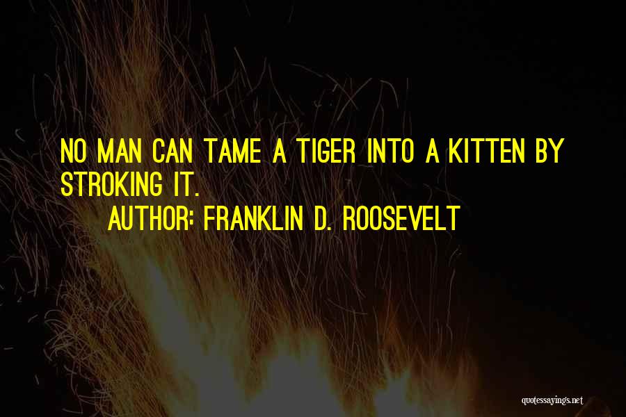 Tiger Man Quotes By Franklin D. Roosevelt
