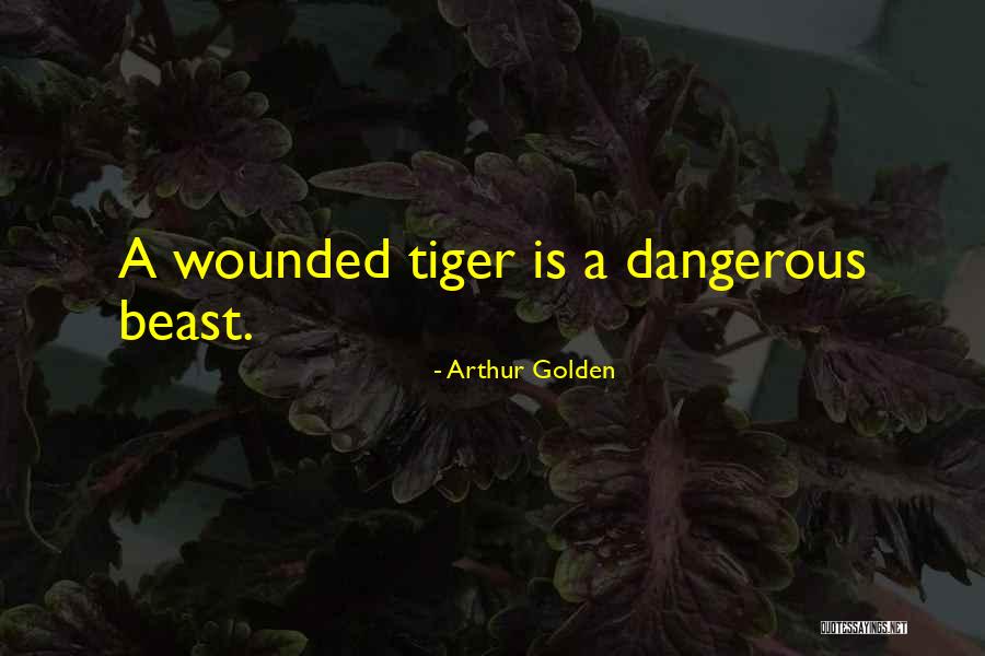Tiger Quotes By Arthur Golden