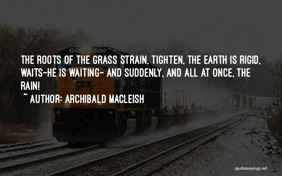 Tighten Quotes By Archibald MacLeish
