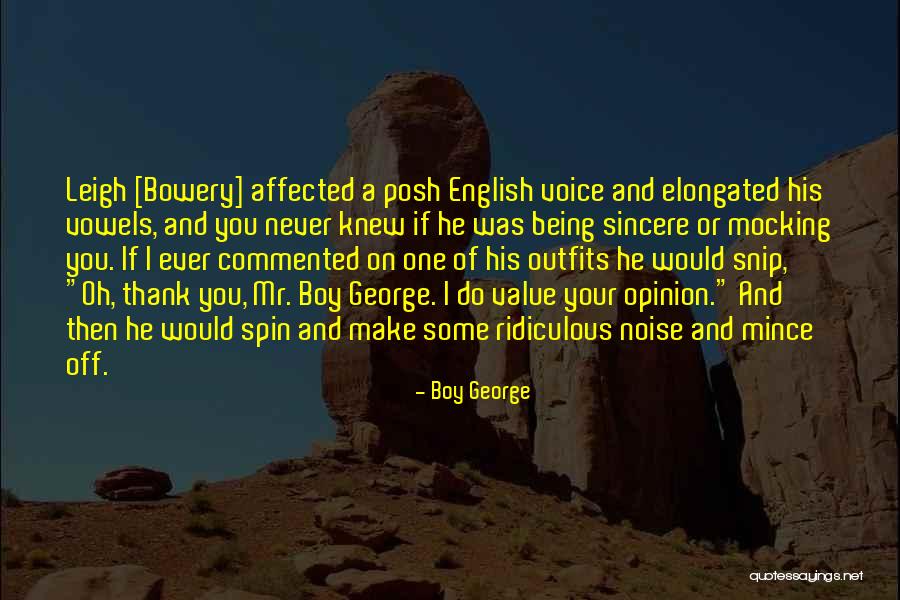 Tightest Dress Quotes By Boy George Tightest Dress Quotes By Boy George