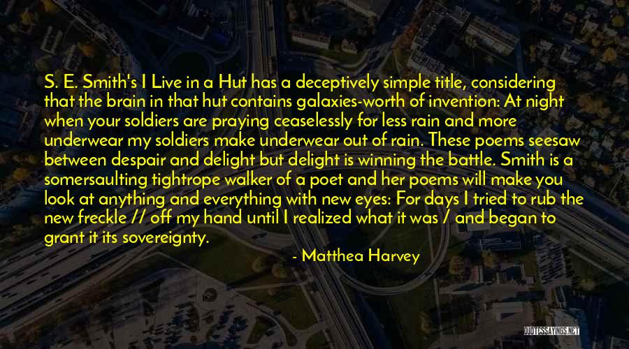 Tightrope Walker Quotes By Matthea Harvey Tightrope Walker Quotes By Matthea Harvey