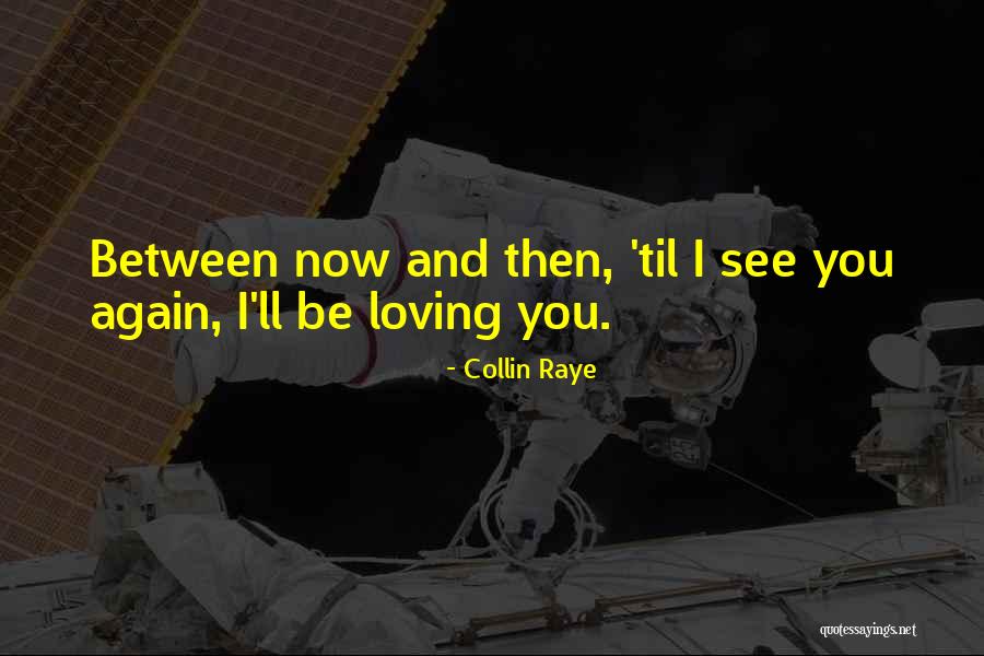 Til I See You Again Quotes By Collin Raye Til I See You Again Quotes By Collin Raye