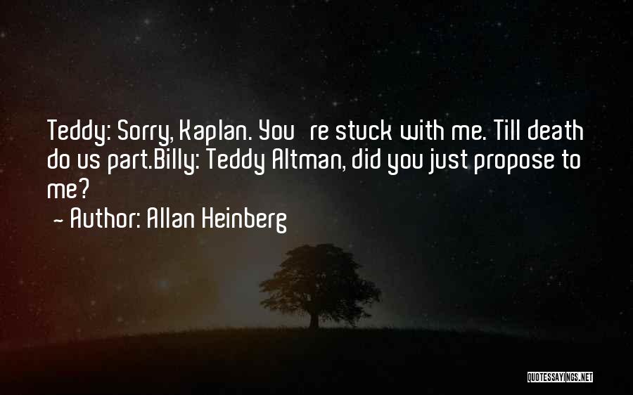 Till Death Quotes By Allan Heinberg Till Death Quotes By Allan Heinberg
