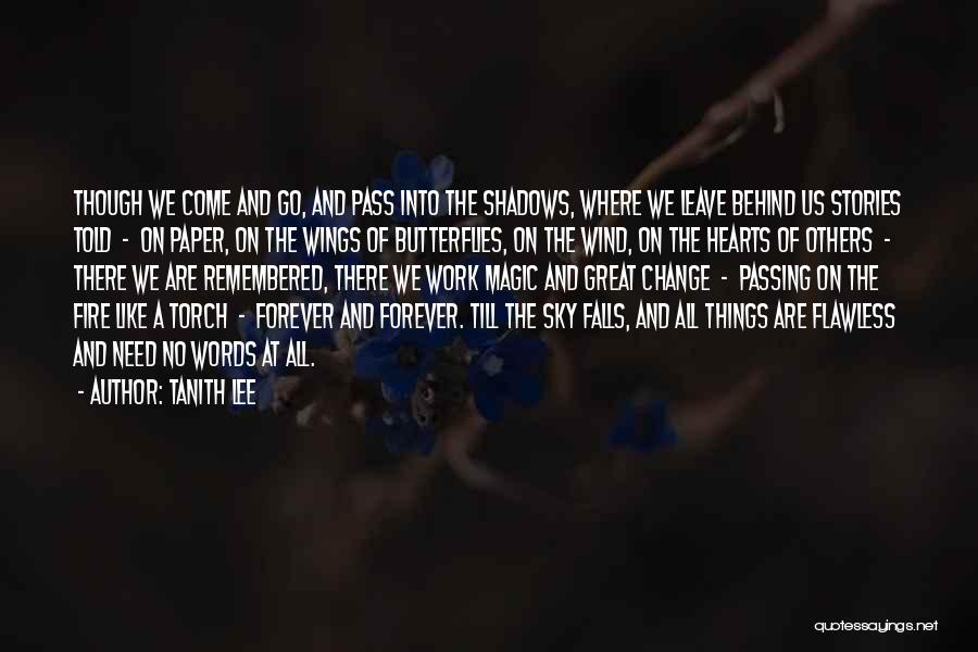 Till Forever Quotes By Tanith Lee