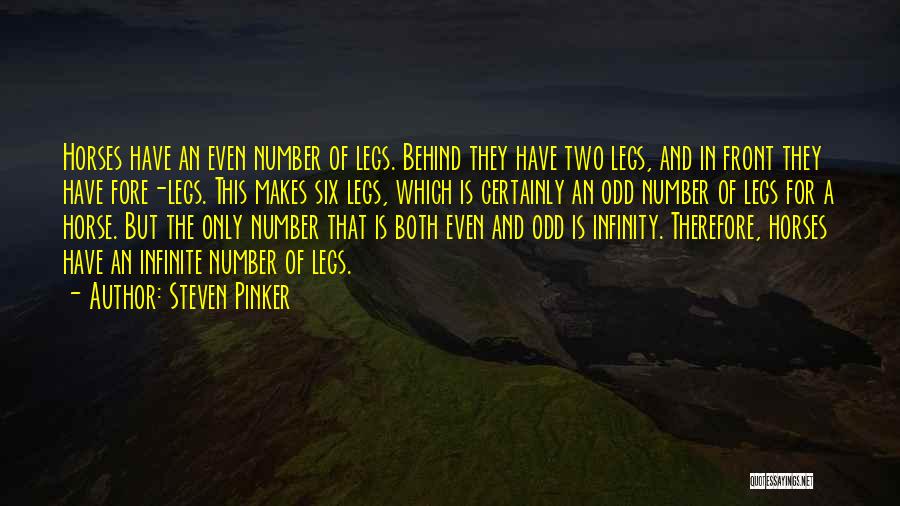 Till Infinity Quotes By Steven Pinker
