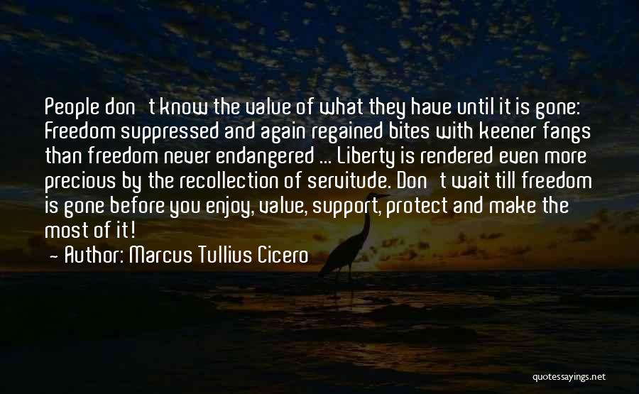 Till It's Gone Quotes By Marcus Tullius Cicero
