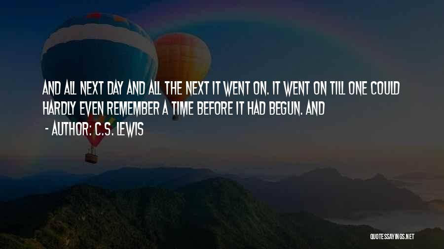 Till Next Time Quotes By C.S. Lewis