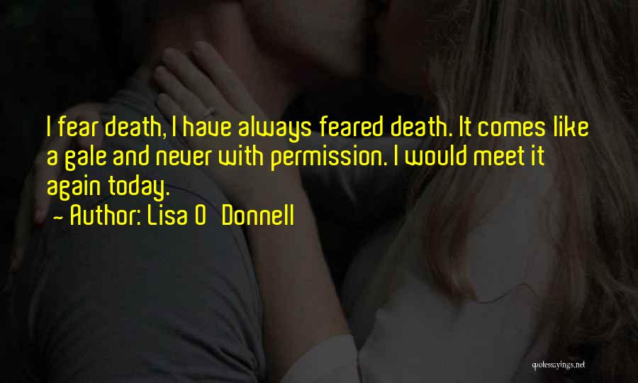 Till We Meet Again Death Quotes By Lisa O'Donnell