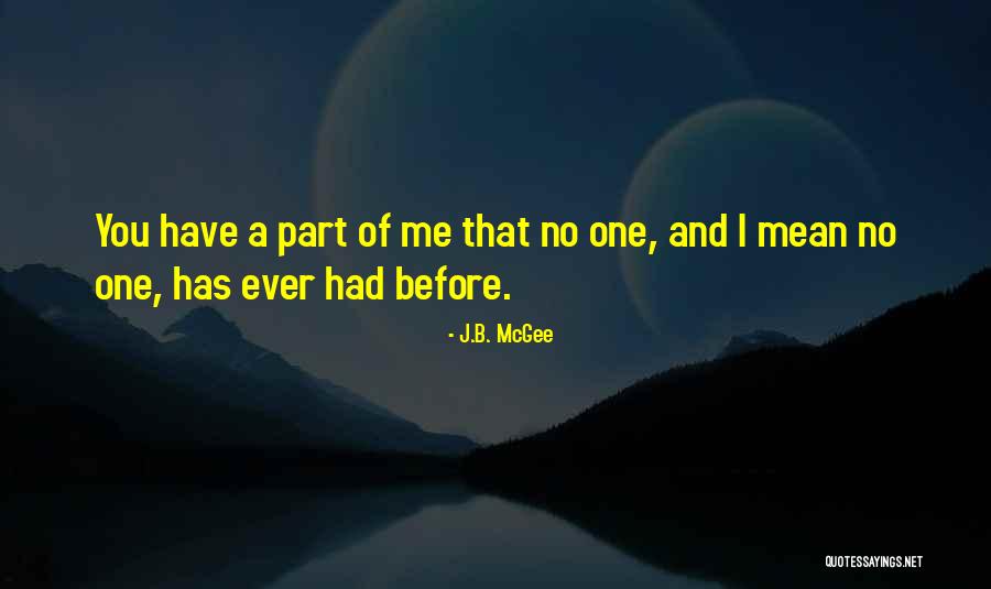 Tillett Quotes By J.B. McGee Tillett Quotes By J.B. McGee