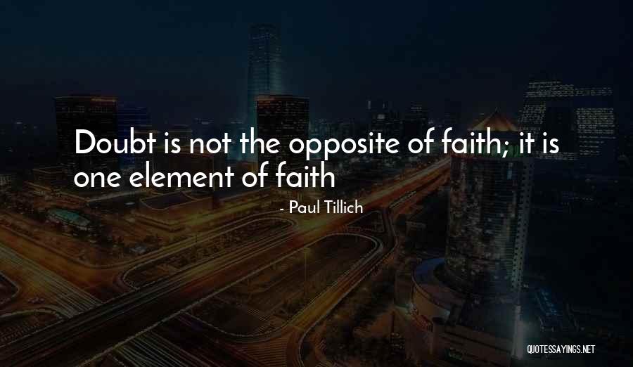 Tillich Quotes By Paul Tillich