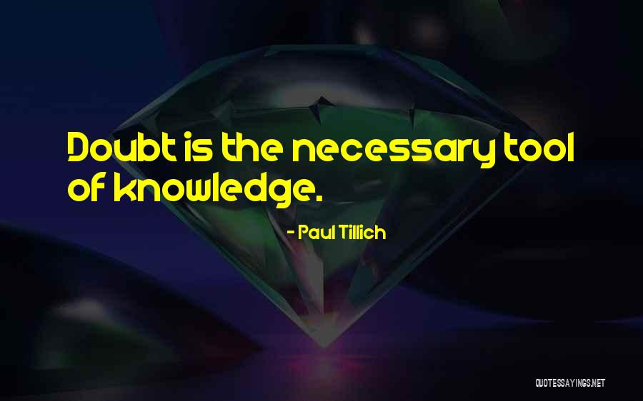 Tillich Quotes By Paul Tillich