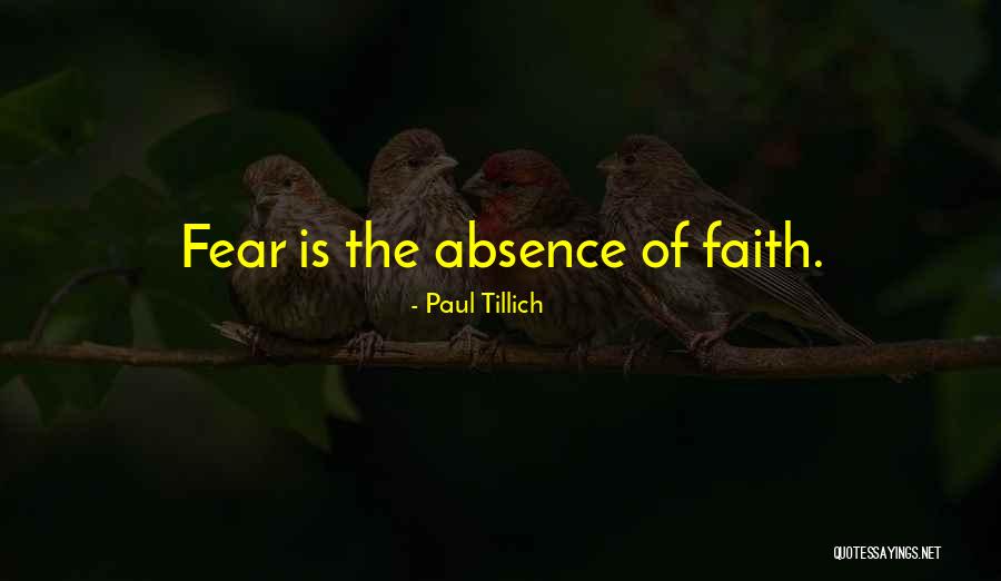 Tillich Quotes By Paul Tillich