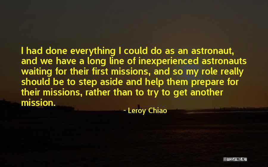 Tillich Solitude Quotes By Leroy Chiao Tillich Solitude Quotes By Leroy Chiao