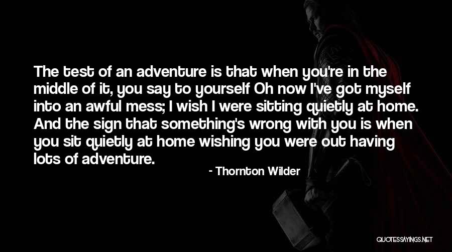 Tilslutning Quotes By Thornton Wilder Tilslutning Quotes By Thornton Wilder