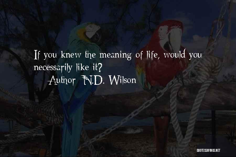 Tilt A Whirl Quotes By N.D. Wilson
