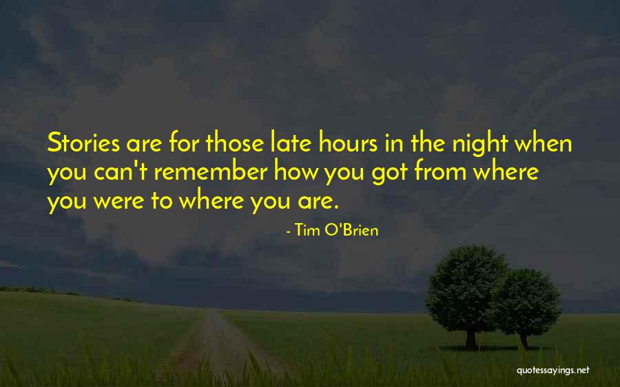 Tim O'leary Quotes By Tim O'Brien