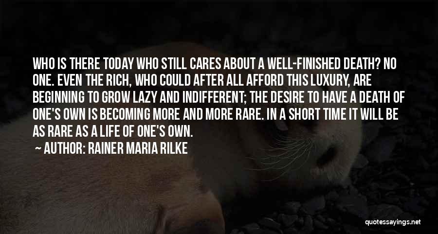 Time After Death Quotes By Rainer Maria Rilke