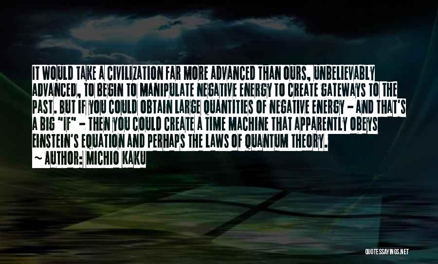 Time Albert Einstein Quotes By Michio Kaku
