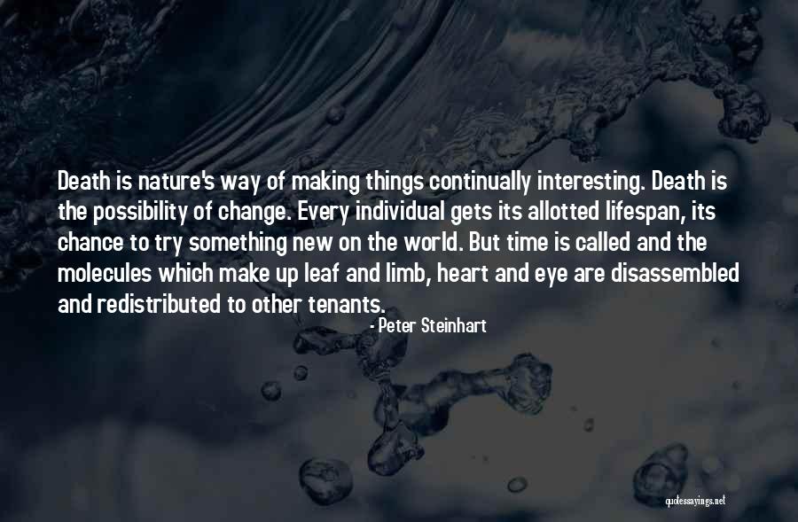 Time Allotted Quotes By Peter Steinhart Time Allotted Quotes By Peter Steinhart