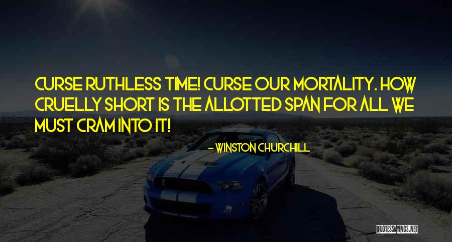 Time Allotted Quotes By Winston Churchill Time Allotted Quotes By Winston Churchill