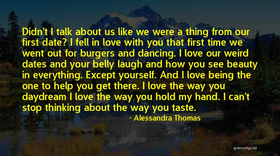 Time And Dates Quotes By Alessandra Thomas