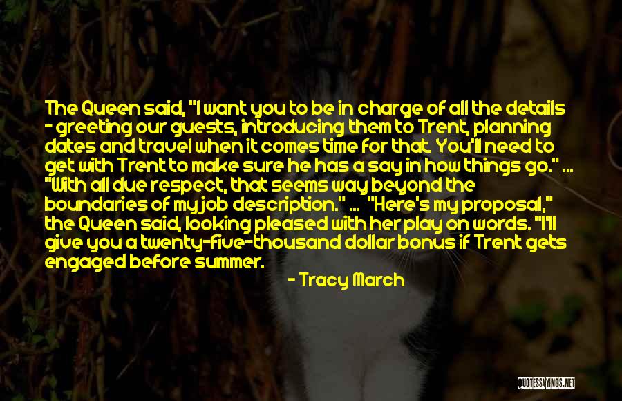 Time And Dates Quotes By Tracy March Time And Dates Quotes By Tracy March