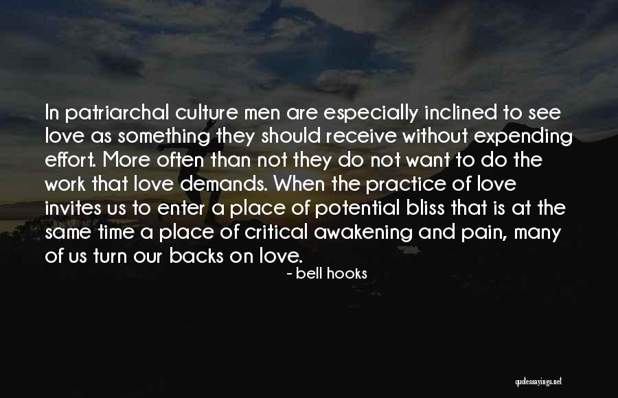 Time And Effort Love Quotes By Bell Hooks