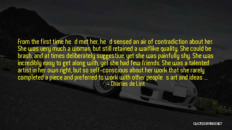 Time And Friends Quotes By Charles De Lint Time And Friends Quotes By Charles De Lint