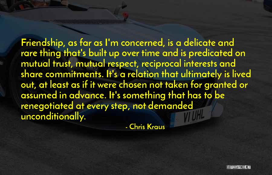 Time And Friendship Quotes By Chris Kraus Time And Friendship Quotes By Chris Kraus