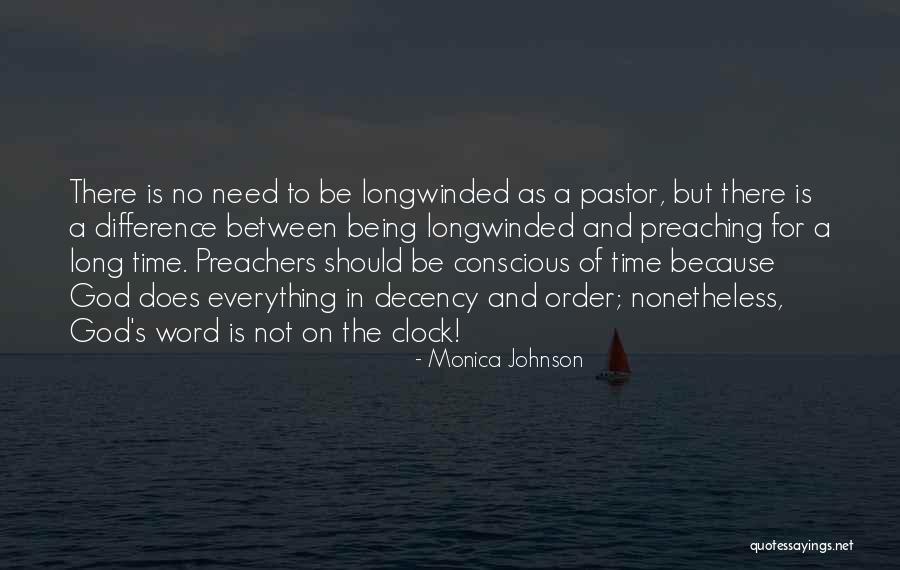 Time And God Quotes By Monica Johnson