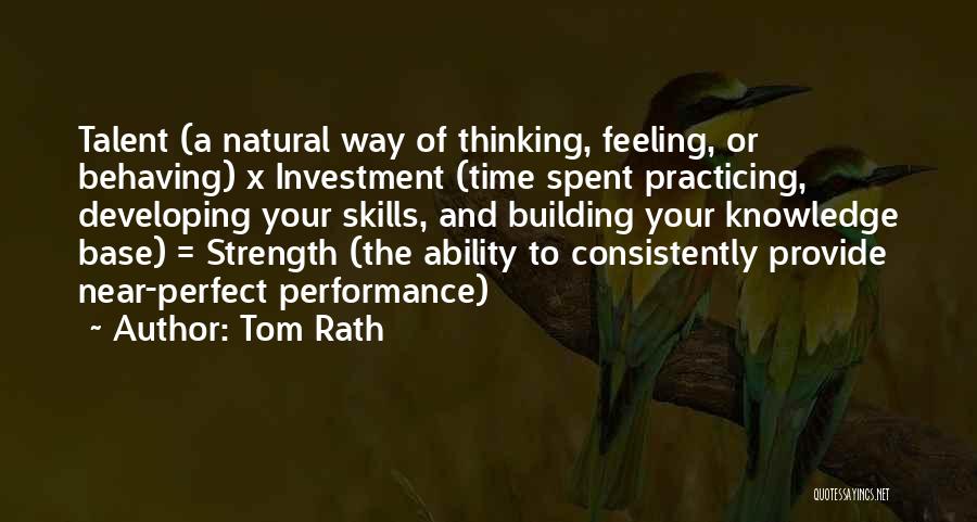 Time And Investment Quotes By Tom Rath