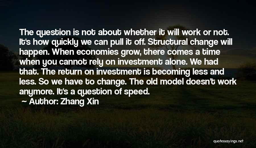 Time And Investment Quotes By Zhang Xin