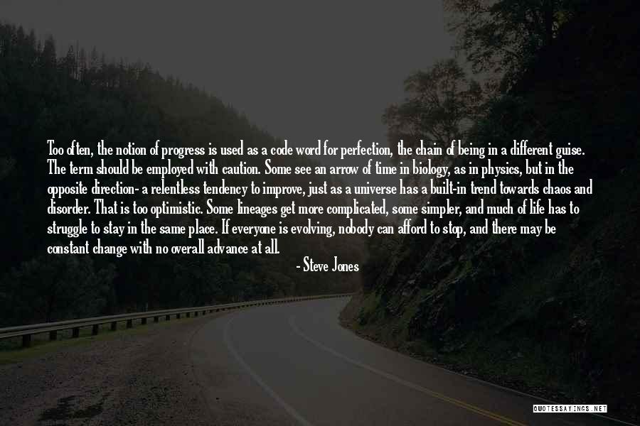 Time And Life Change Quotes By Steve Jones