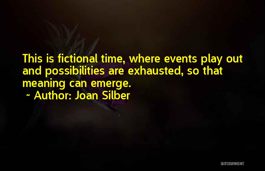 Time And Meaning Quotes By Joan Silber