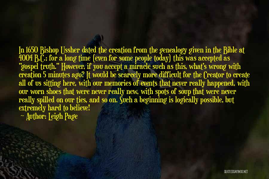 Time And Memories Quotes By Leigh Page