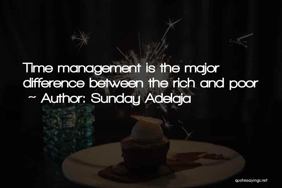 Time And Money Management Quotes By Sunday Adelaja