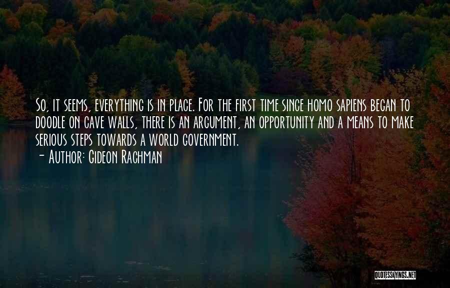 Time And Place For Everything Quotes By Gideon Rachman