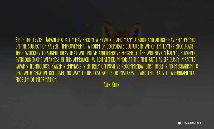 Time And Quality Quotes By Alex Kerr Time And Quality Quotes By Alex Kerr