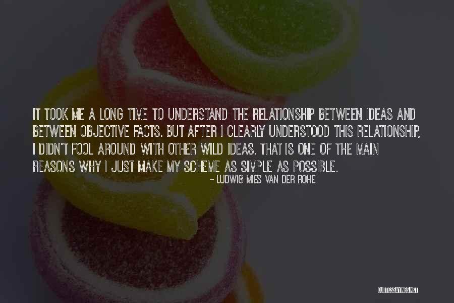 Time And Relationship Quotes By Ludwig Mies Van Der Rohe