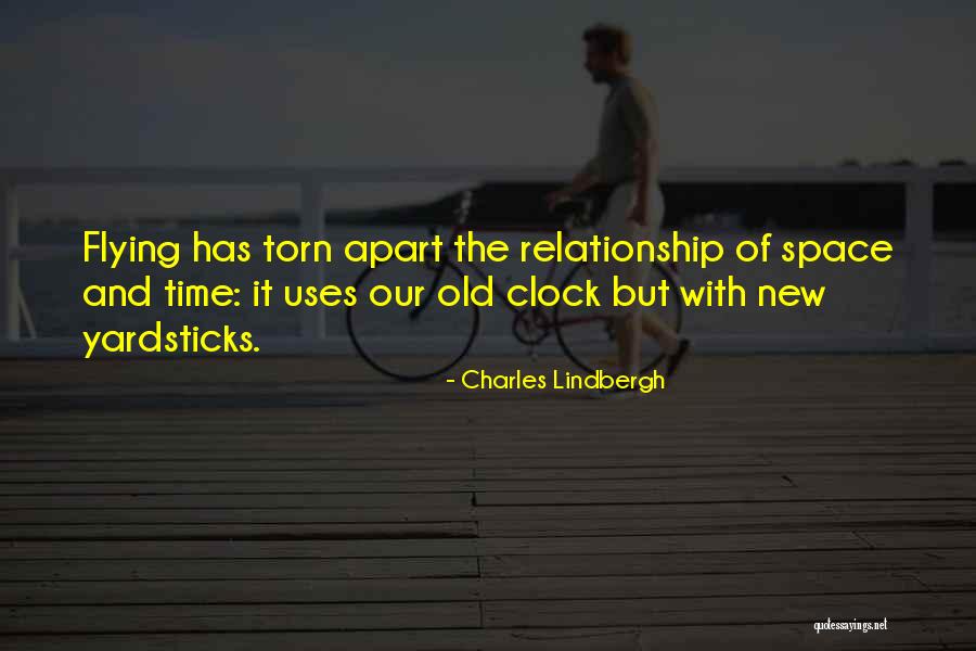 Time And Space Relationship Quotes By Charles Lindbergh