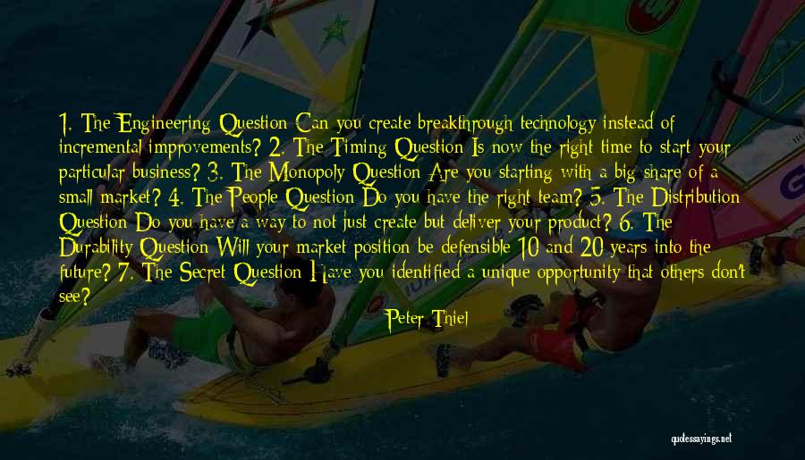 Time And Timing Quotes By Peter Thiel Time And Timing Quotes By Peter Thiel