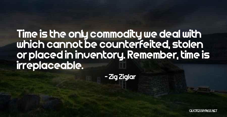Time As A Commodity Quotes By Zig Ziglar Time As A Commodity Quotes By Zig Ziglar