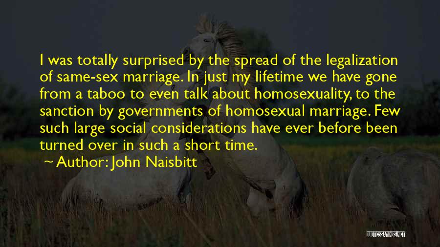 Time Before Marriage Quotes By John Naisbitt