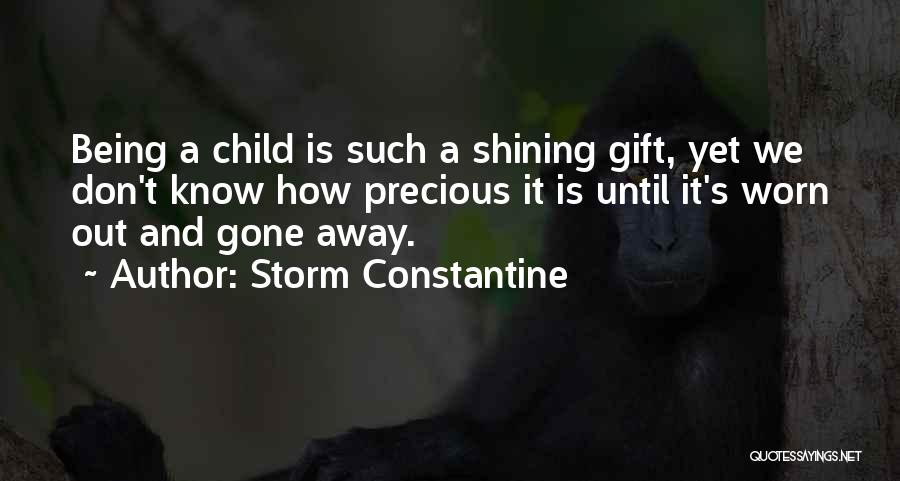 Time Being Precious Quotes By Storm Constantine