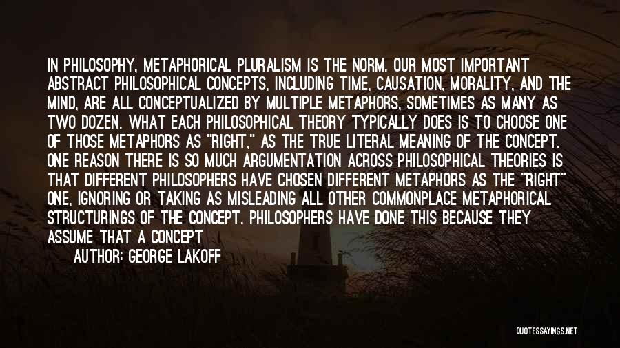 Time By Philosophers Quotes By George Lakoff